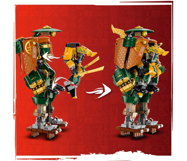 LEGO Ninjago 71794 Drużyna mechów ninja Lloyda i Arina - 1141575 - zdjęcie 9